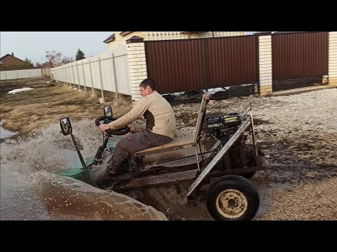 Видео: Кузнечик по бездорожью. Покатушка по грязи и лужам