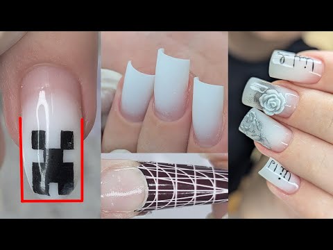 Видео: Меняю форму из миндаля в арочный квадрат/коррекция с изменением архитектуры/наращивание ногтя/