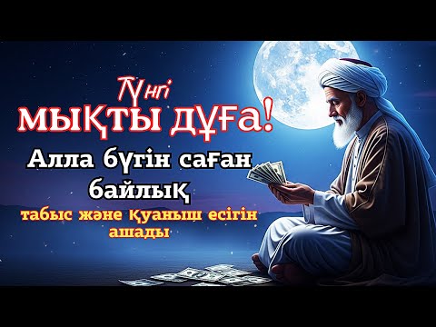 Видео: Түнгі дұға: табыс, қарыз, саулық пен барлық мәселелер үшін — ұйықтар алдында тыңдаңыз 🤲