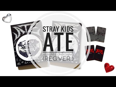 Видео: 🖤🤍 STRAY KIDS-ATE album's unboxing (reg. ver.) | распаковка альбомов Стрей Кидс