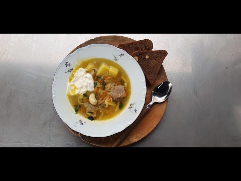 Видео: Капустняк из квашеной капусты в казане