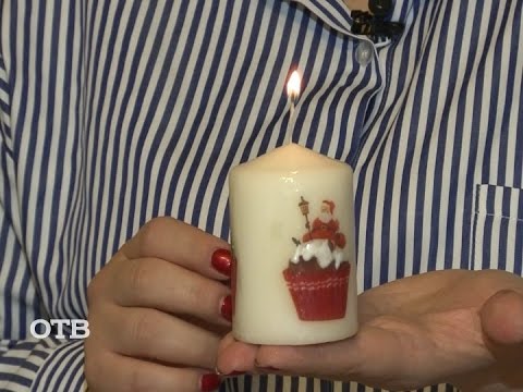 Видео: Как сделать декупаж свечи?