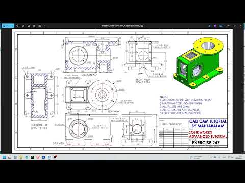 Видео: Проектирование отливки корпуса поршневого насоса в программе Solidedge