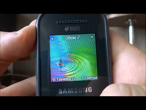 Видео: Обзор телефона Samsung GT E1202I