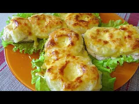 Видео: КУРИНЫЕ ОТБИВНЫЕ С АНАНАСАМИ ПОД СЫРОМ!