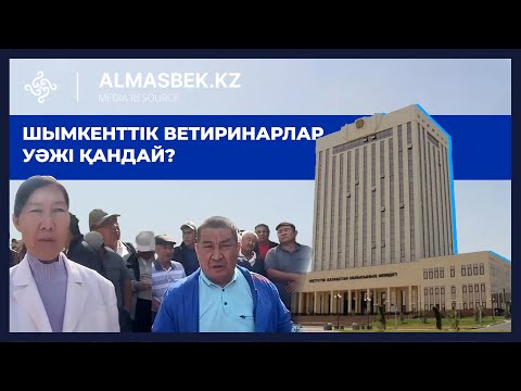 Видео: 50 ветеринар Шымкент қаласы әкімдігіне кіре алмай тұр. Қандай уәжі бар?