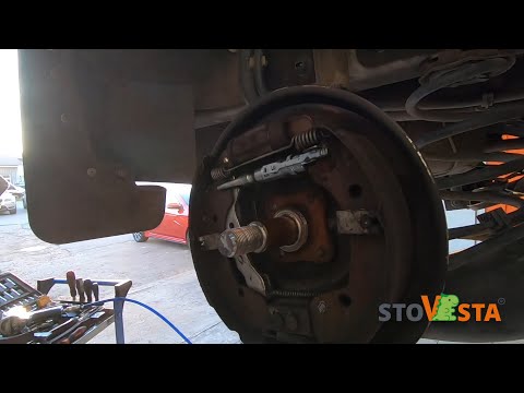 Видео: Ремонт задних барабанных тормозов Lada Vesta SW