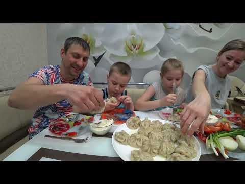 Видео: МУКБАНГ ХИНКАЛИ С ГОВЯДИНОЙ #mukbang #khinkali #мукбанг