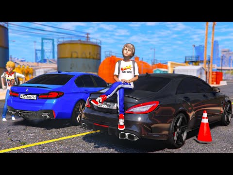 Видео: BMW M5 Asco ПРОТИВ MERCEDES CLS63 AMG БАНАН! ШАШКИ ПО ГОРОДУ НА БМВ М5! ОПЕРСКАЯ ЕЗДА В GTA 5🌊ВОТЕР