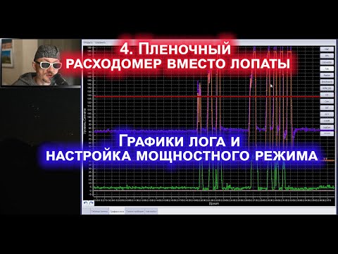 Видео: 4. Пленочный расходомер вместо лопаты. Настройка мощностного режима по графикам логов.