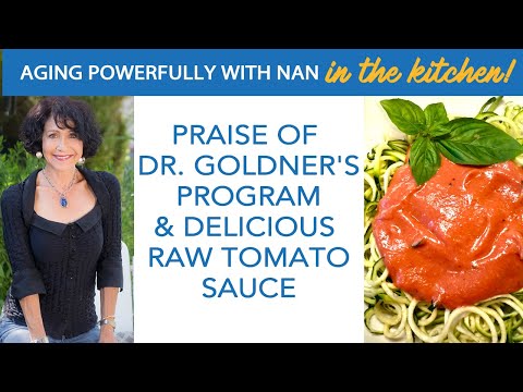 Видео: Похвала программе доктора Голднера и восхитительному сырому томатному соусу
