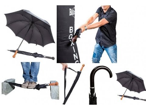 Видео: Самый живучий зонт!!! Security umbrella