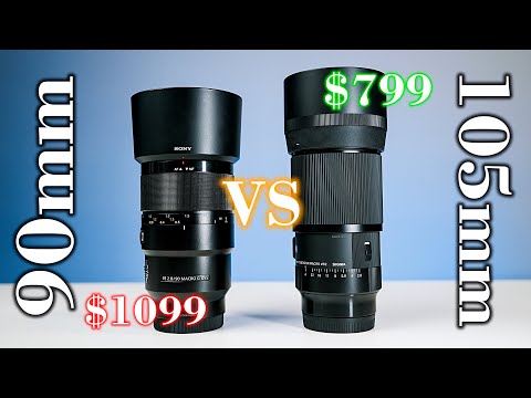 Видео: Sony 90mm F2.8 MACRO против Sigma 105mm F2.8 MACRO ART