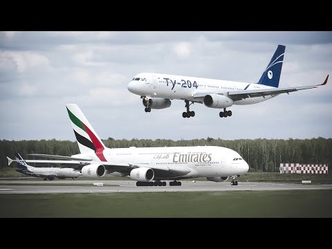 Видео: Большой споттинг в  Домодедово (DME/UUDD)  | 5’24