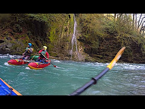 Видео: #2 Сплав по реке Сочи от водопада Ажек до Ореховского водопада