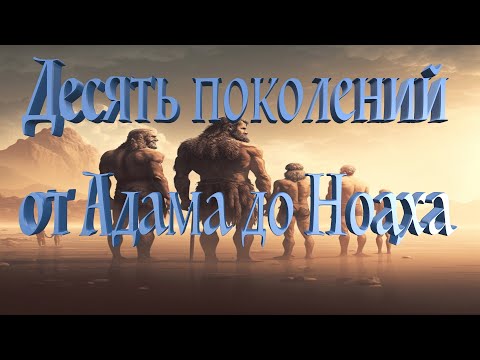 Видео: Пятикнижие: Берешит - Десять поколений от Адама до Ноаха (МидрашимРасскзывает0 каббала иудаизм