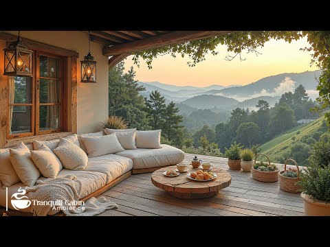 Видео: Highland Cafe Jazz | Нежный Джаз В Уютной Каюте С Видом На Красивые Горы Для Работы И Отдыха