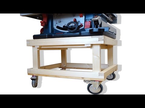 Видео: Настольная пила на колесах | DIY | Bosch GTS 10 XC