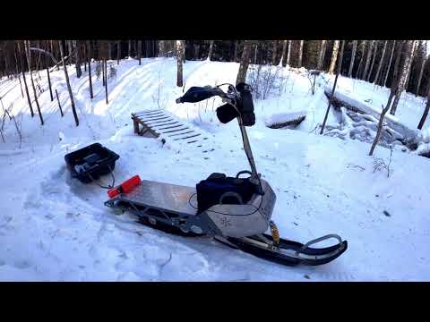 Видео: Мотоснегокат SnowHunter год спустя: опыт, поломки, обновы. Часть первая.