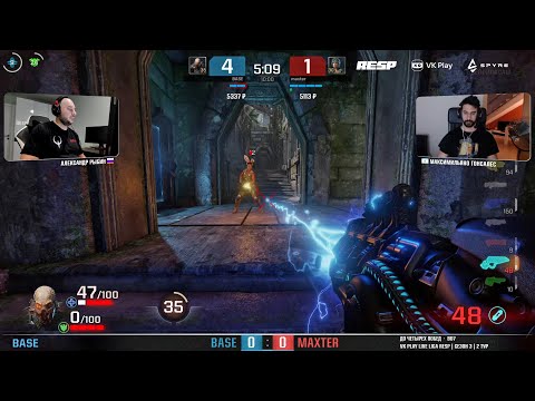 Видео: BASE vs. Maxter (Liga Resp #3, 3 тур, комментатор Polosatiy) – Quake Champions