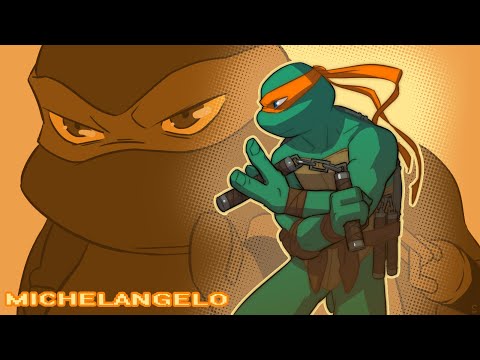 Видео: Черепашки ниндзя 2003 | Микеланджело обзор