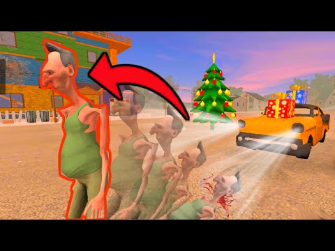 Видео: СОСЕДА СБИЛА НОВАЯ МАШИНА! ОБНОВЛЕНИЯ ЗИМА - Angry Neighbor Gameplay