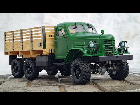 Видео: ЗИС 151... Собрал! Мощный ГРУЗОВИК 6х6 ... Сборка Kingkong RC, часть 2