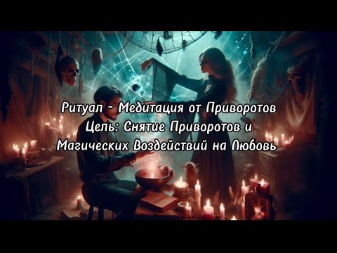 Видео: Ритуал - Медитация от Приворотов. Снятие Приворотов и Магических Воздействий на Любовь #медитация