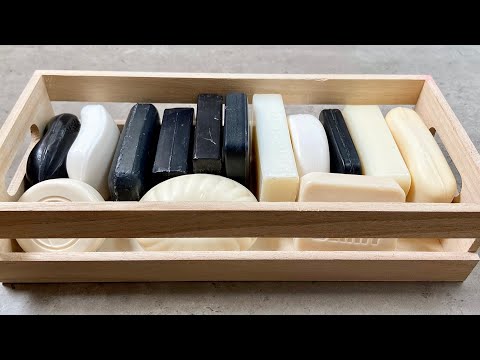 Видео: ASMR SOAP CUTTING 🖤 Entspannung 🤍 Резка мыла 🖤 АСМР мыло
