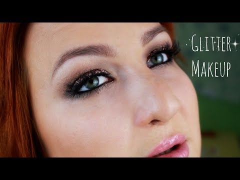 Видео: Космическая пыль, макияж с блестками