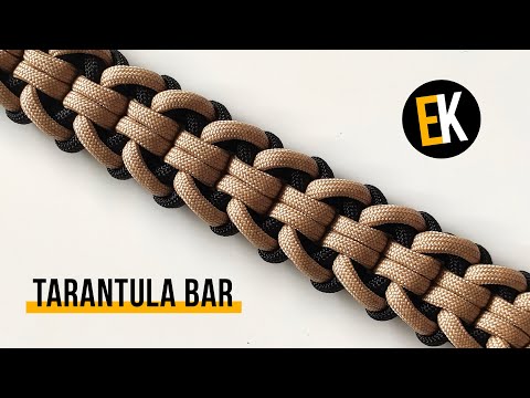 Видео: Браслет из паракорда Tarantula Bar