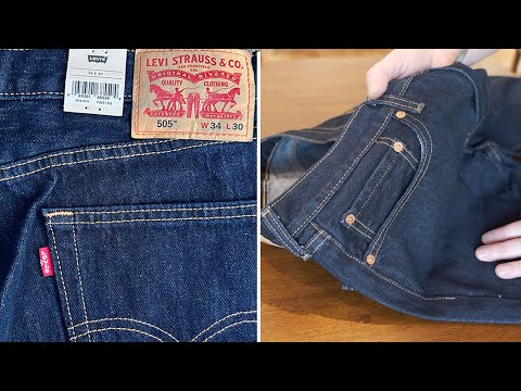 Видео: Джинсы Levi's 505 - Обзор