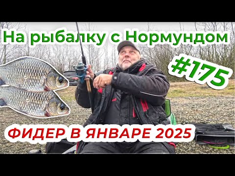 Видео: КАРАСЬ НА ФИДЕР В ЯНВАРЕ / На Рыбалку с Нормундом #175