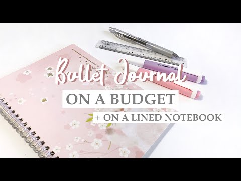Видео: ✏️ Bullet Journal на бюджете + в линованной тетради
