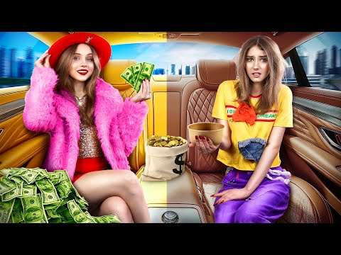 Видео: Бедная Девушка в Семье Миллионеров! Богатый Папа vs Бедная Мама