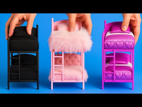 Видео: Готика против Розового: Битва Двухъярусных Кроватей! 🛏️✨ Чей Glow-Up Лучший?