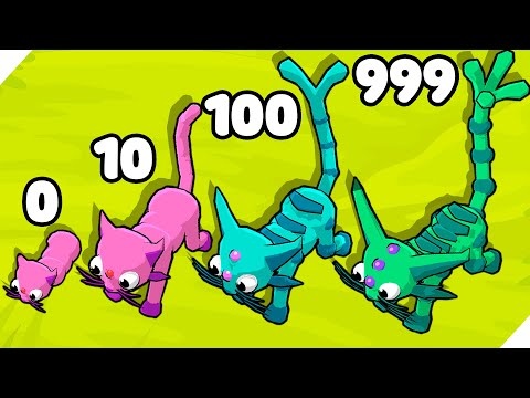 Видео: 🌞ЭВОЛЮЦИЯ ЛИЧИНКИ В КОТИКА, МАКСИМАЛЬНЫЙ УРОВЕНЬ! Eat To Evolve
