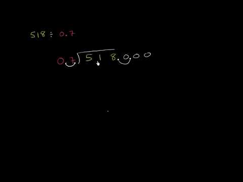Видео: Деление на цяло число на десетична дроб