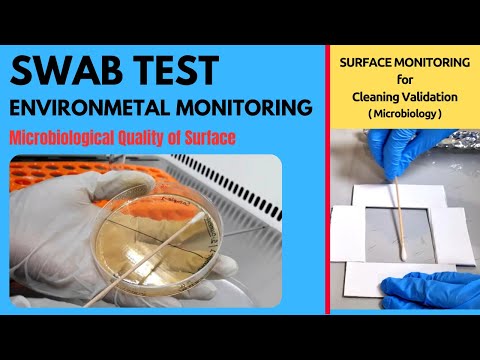 Видео: Тест-мазок | Микробиологическое качество поверхности | Мониторинг окружающей среды | Мониторинг п...