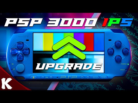 Видео: Все, что вам нужно знать об экранах PSP 3000 IPS!