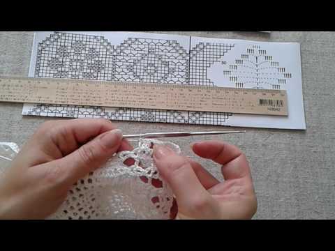 Видео: Топ крючком (филейное вязание). Часть 6. Вяжем образец 13-15 ряды.