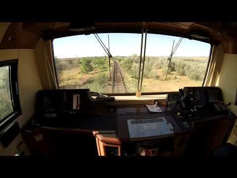 Видео: Тепловоз ТЭ33АС,  кабина №2