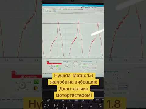 Видео: Hyundai Matrix 1.8 диагностика мотортестером🔥 #hyundai #matrix #hyundaimatrix #мотортестер #осцилогр