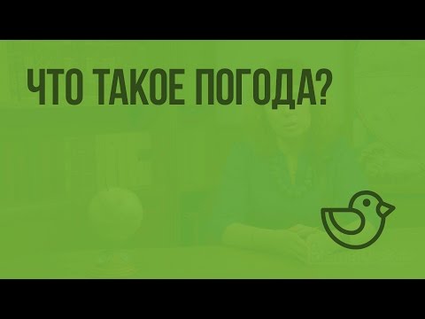 Видео: Что такое погода? Видеоурок по окружающему миру 2  класс