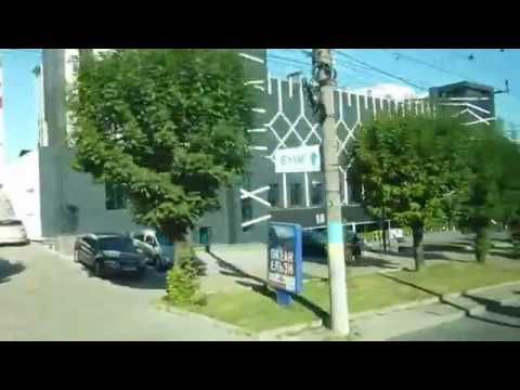 Видео: Едем по городу Черновцы (14 июля, 2017 года)_8.20 - 8.26 утра