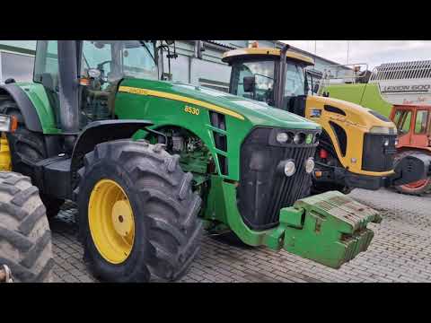 Видео: John Deere 8530 (2008 року) - потужний 350 сильний трактор