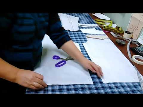 Видео: Раскрой мужской рубашки ч.2