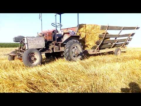 Видео: Як я звожу солому в тюках, САМ, саморобним трактором,