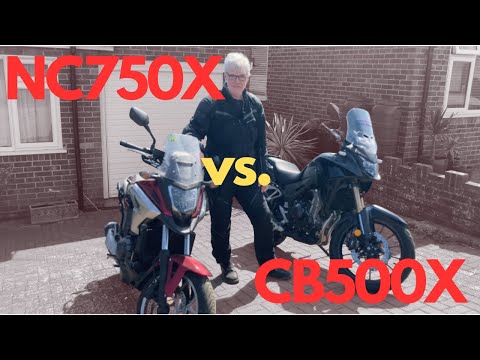 Видео: Honda CB500X против NC750X — быстрое сравнение