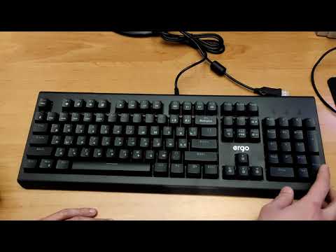 Видео: Распаковка механической клавиатуры Ergo KB-950 USB с Rozetka